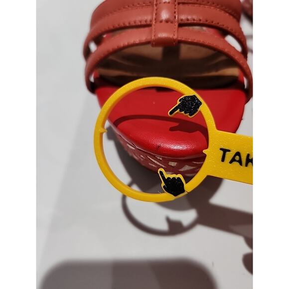 Clarks Shoes Amelia Castle Coral Wedges Womens Size 10M - Picture 9 of 16